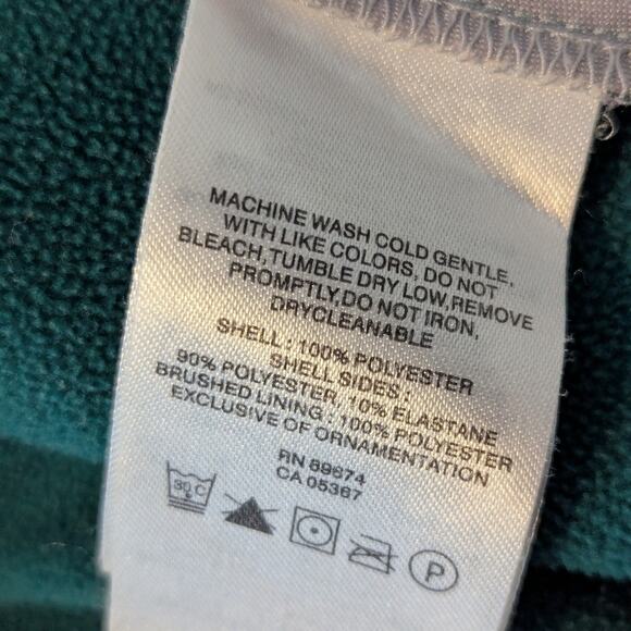 Mountain Hardwear Women's Full Zip Stand Collar Hi-Pile Sherpa Jacket Green, S - Picture 6 of 10